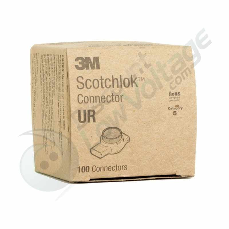 3M™ Scotchlok™ Butt Connector, Non-Insulated Seamless M10BCK, 12-10 AWG,  built-in wire stop for correct positioning, 500/Case